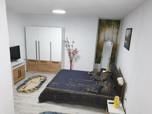 Кровать или кровати в номере Casa Cristea
