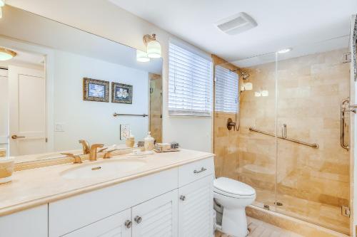 Koupelna v ubytování Islander Retreat