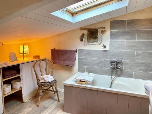 Koupelna v ubytování Porte de Provence - Gorge de l'Ardèche