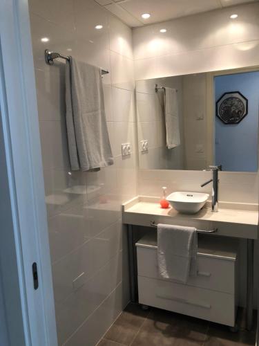 Koupelna v ubytování Punta Prima, Sea Senses, Apartment Christina