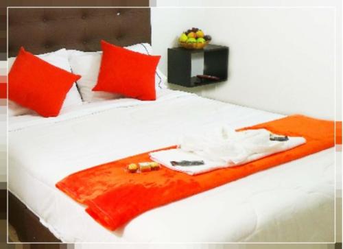 Hotel Casa Román tesisinde bir odada yatak veya yataklar