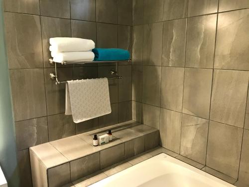 Ένα μπάνιο στο Puerto Vallarta South Shore Luxury Suites,