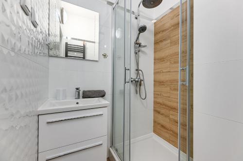 Kúpeľňa v ubytovaní Apartament Nadmorski