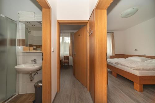Koupelna v ubytování Hotel Panský dům