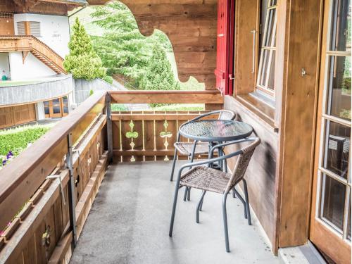 Balcone o terrazza di Hotel Gletscherblick Grindelwald