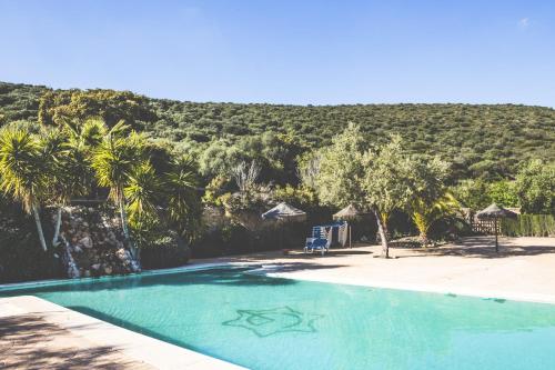 The swimming pool at or close to Cosy house in Estepa with mountain view