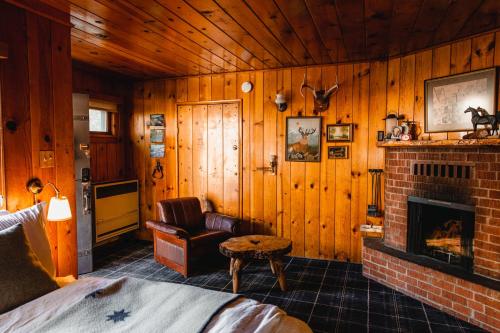 Cama o camas de una habitación en The Fireside Inn