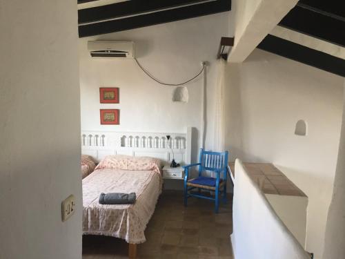 Postel nebo postele na pokoji v ubytování Cala Serena Beach