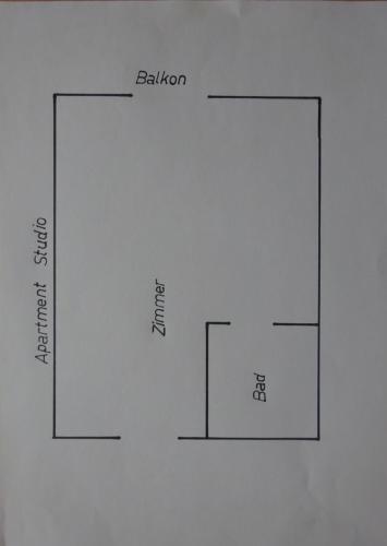 a diagram of a box with two squares on it at Apartment zum Wasserfall in Krakaudorf
