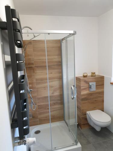 Apartament Gaia tesisinde bir banyo