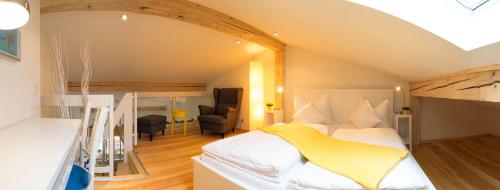 Tempat tidur susun dalam kamar di Alpenkieker