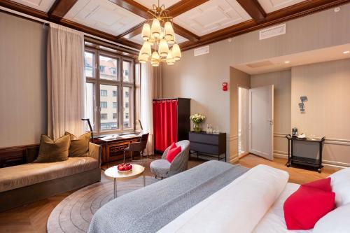 En eller flere senge i et værelse på Bergen Børs Hotel