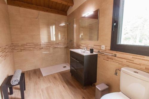 Kúpeľňa v ubytovaní La Cabanya Planella