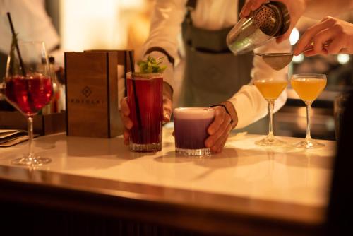 Getränke in der Unterkunft Potocki Boutique Hotel