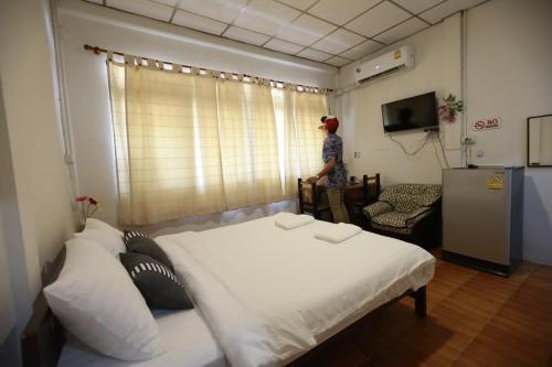 Banana Hostel Donmuangにあるベッド