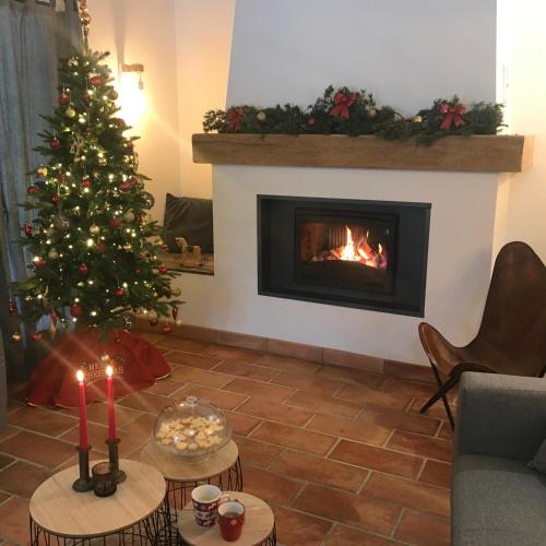 Zona de estar de Le Mas des Doux Instants