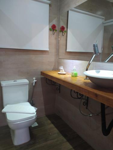 Ванна кімната в Chalés Descanso na Serra