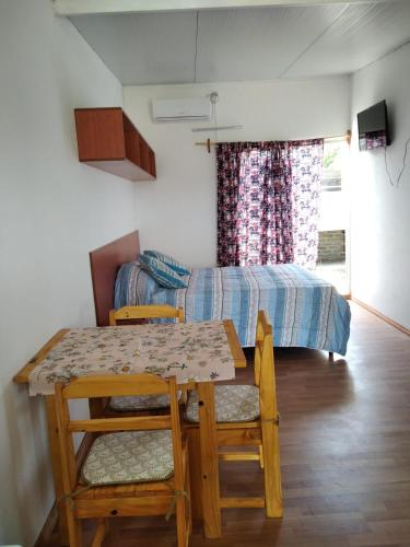 La Comarca tesisinde bir oturma alanı
