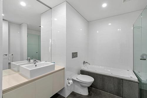 Ein Badezimmer in der Unterkunft The Rise Noosa