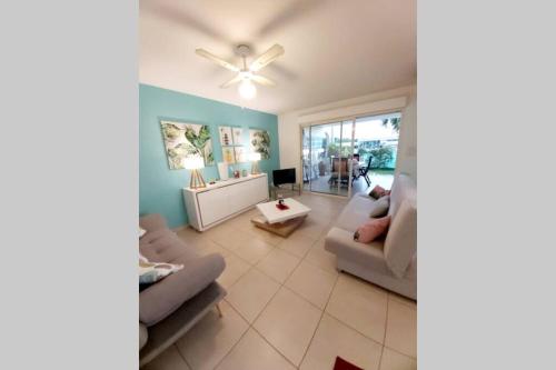 Posezení v ubytování Appartement face à la marina du marin martinique