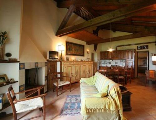 Kuchyň nebo kuchyňský kout v ubytování Agriturismo Monte Valentino