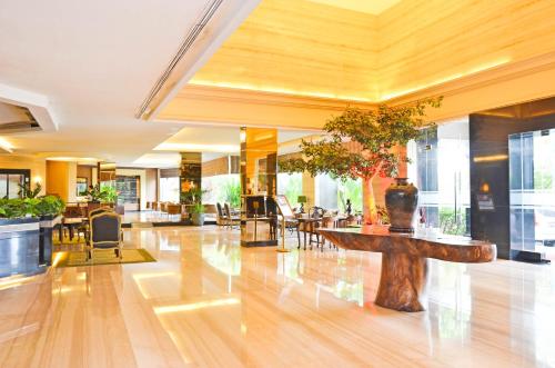 The lobby or reception area at The Axana Hotel - Padang