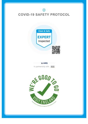 a screenshot of a cell phone screen with a check good job sticker at Gem Strathmore Hotel in London