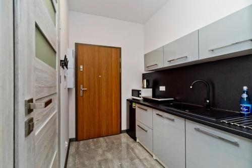 Kuchnia lub aneks kuchenny w obiekcie BlueApart Apartamenty Nexo