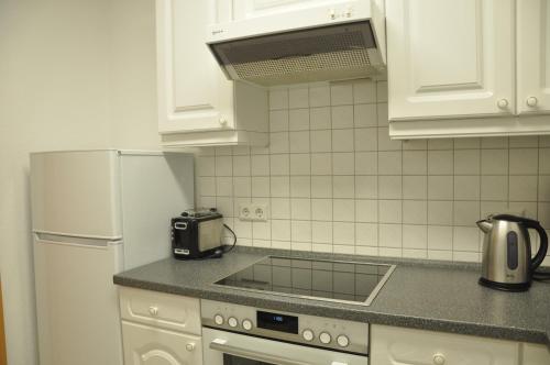 Dapur atau dapur kecil di Ursprung Apartments