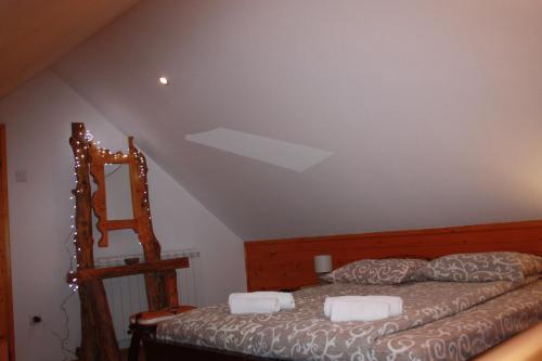 Postel nebo postele na pokoji v ubytování Apartment Nikitovic