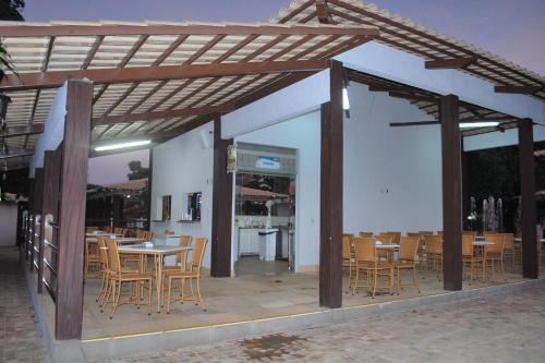 Reštaurácia alebo iné gastronomické zariadenie v ubytovaní Caldas Novas - DiRoma Fiori - Aluguel Econômico