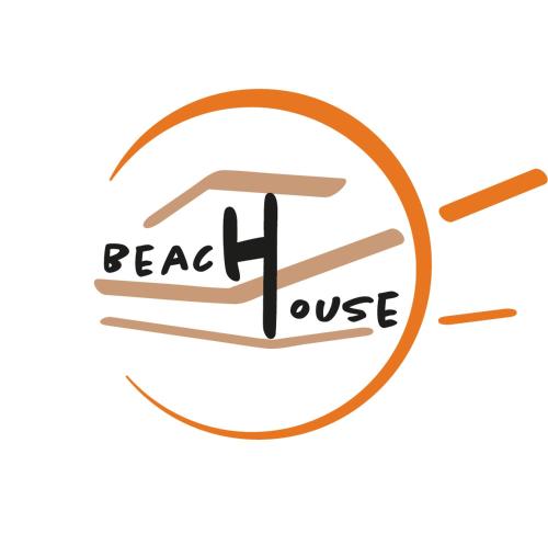 een cirkel met het woord strandhuis erin geschreven bij BEACH HOUSE - Suite 2 - NA PRAIA -BEACHFRONT in Barra Grande