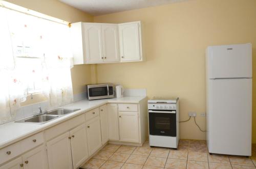 Kuchyňa alebo kuchynka v ubytovaní Bascombe Apartments