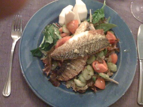 Comida en la casa de vacaciones o alrededores
