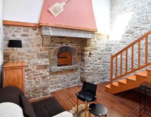 Χώρος καθιστικού στο Logis de La Bénétière