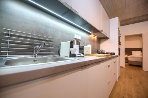 Køkken eller tekøkken på Residence Soukenicka