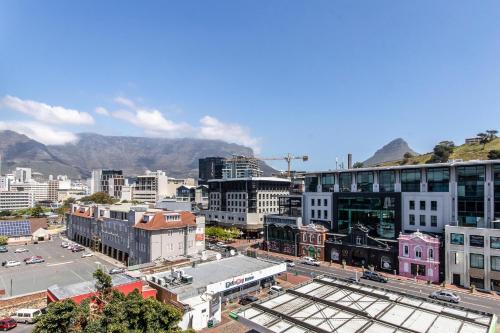 
a city with lots of buildings and buildings at The Rockwell Luxury Suites in Cape Town
