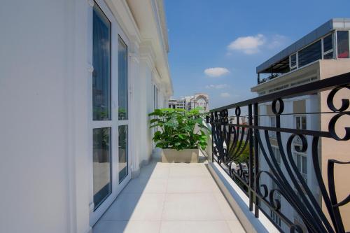 En balkong eller terrasse på Hera Hotel Airport