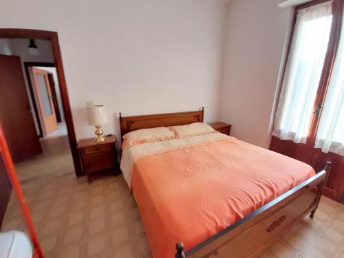Cama o camas de una habitación en 2 bedrooms house at Contrada Termini 3 m away from the beach with sea view and balcony