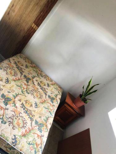 Ένα ή περισσότερα κρεβάτια σε δωμάτιο στο Maison charmante à Vieux Habitants avec terrasse ensoleillée