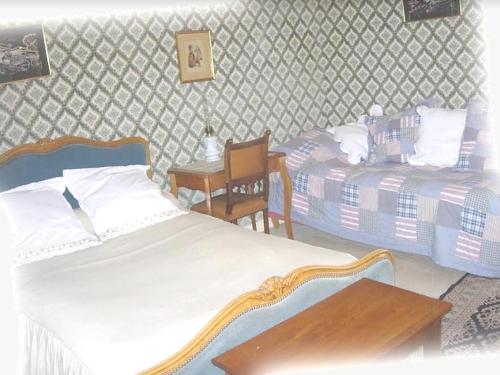Postel nebo postele na pokoji v ubytování Appartement d'une chambre avec wifi a Vitrac