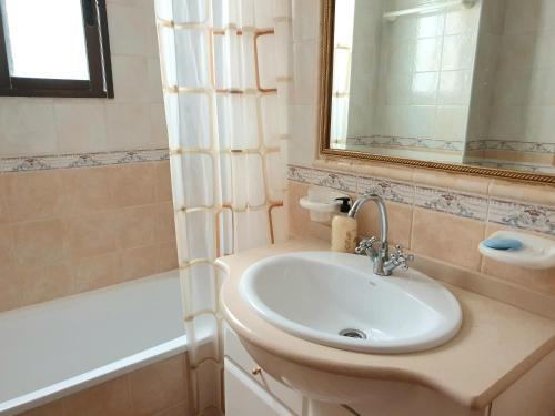 Kúpeľňa v ubytovaní Apartamento Porticada
