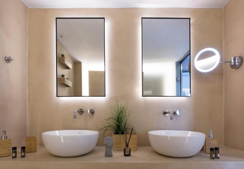 Koupelna v ubytování Artree Suites
