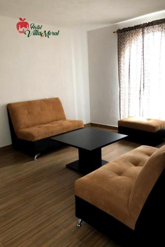 Ruang duduk di Hotel Villa Moral