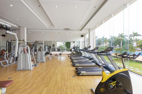 Fitness centrum a/nebo fitness zařízení v ubytování Anh Phát Resort