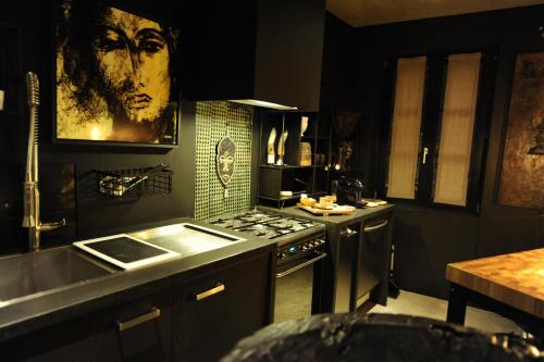 Una cocina o cocineta en duRuby - Chambre & Suite