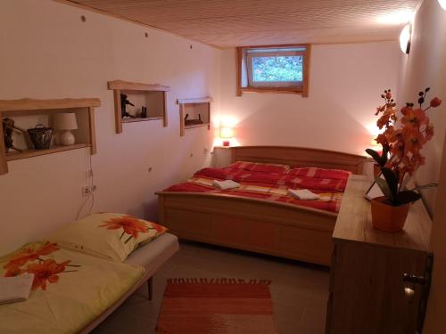 Postel nebo postele na pokoji v ubytování privatno117