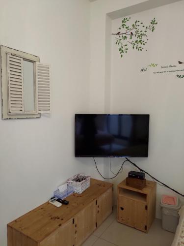 TV a/nebo společenská místnost v ubytování Luodong Little Stay
