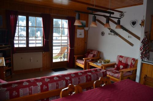 Postel nebo postele na pokoji v ubytování Le Petit Refuge - Lupins