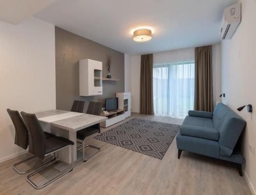 Coin salon dans l'établissement Fibula Residence Hotel & Wellness - Adults Only